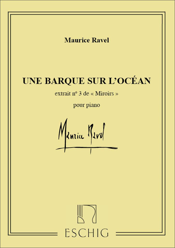 Barque Sur L'Ocean (Miroirs N 3)